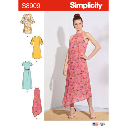 Simplicity S8909 Misses Dresses - Sewing Pattern