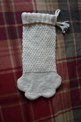 Kp3418 Textured Paw Stocking