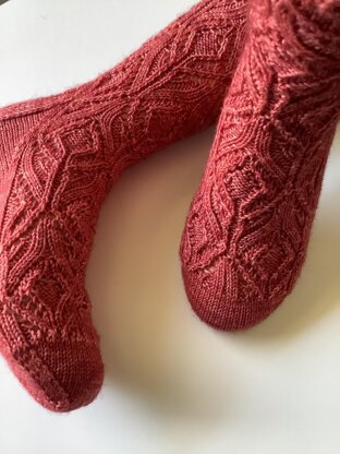 Coral Rose Socks