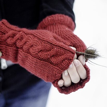 Through the Woods Fingerless Mitts