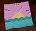 CROCHET PATTERN Sun Landscape Blanket Ocean Sunrise Throw Father's Day Lapghan C2C SC