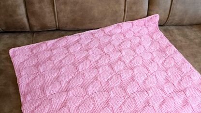 Pink bouquet blanket