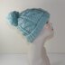 Super Chunky Cable Bobble Beanie Hat