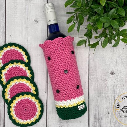 Melon Wine Tote Set