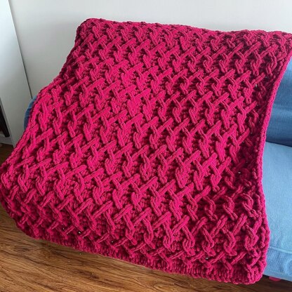 Cable Weave Blanket