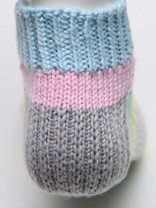 Unicorn Tail Socks - Toe Up (DK)