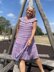 Ribbed Foldover Dress