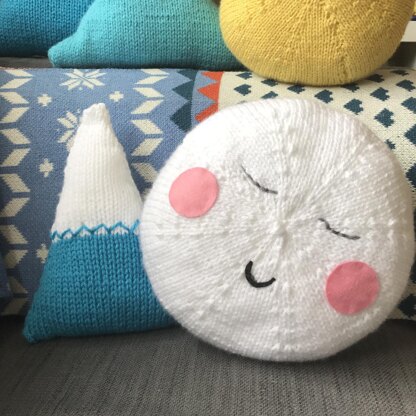 Sleepy Moon Cushion