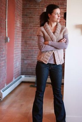 Abbi: shawl collar cardigan