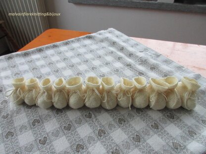 Garter Stitch Booties