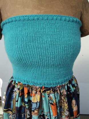 Knit & Sew Strapless Maxi Dress Pattern with Shoulder Cowl