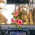 Cherry Blossom Basket Car Hanging