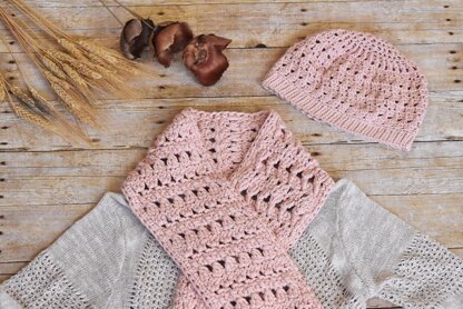 Winter Blush Beanie & Scarf