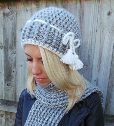 Nordic Tassel hat and scarf