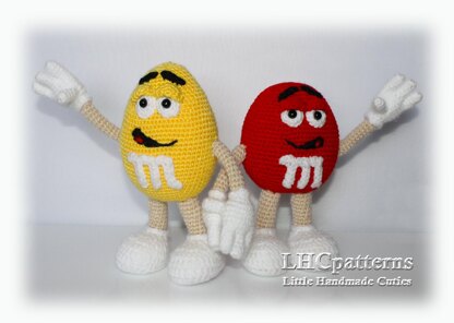 Crochet Candy Pattern, Crochet M and M Pattern