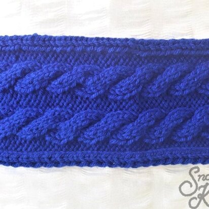 Free Super-Simple Cable Scarf Knitting Pattern Snoo's Knits