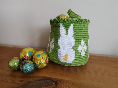 Easter bunny basket