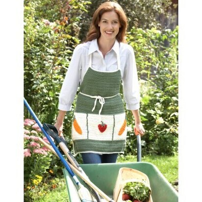 Garden Apron in Lily Sugar 'n Cream Solids