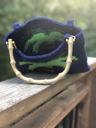 Palm Tree Tapestry Bag