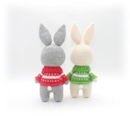 Christmas Bunny Crochet Pattern