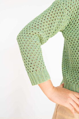 Louvre Sweater in Berroco Lumi - Downloadable PDF