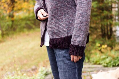 Striped Yoke Cardigan