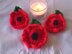 Fluted Poppies DK knitting pattern Remembrance Sunday Veterans day Armistice day