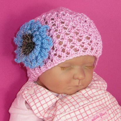 Baby Lacey Flower Skullcap