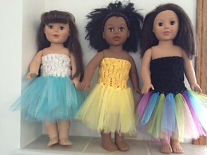Basketweave Party Doll Dress