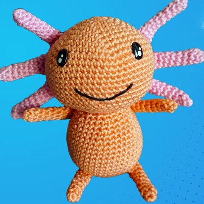 Crochet pattern Axolotl