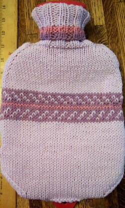 Cozy to Keep You Cozy -- hot water bottle cover