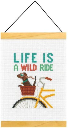 Dimensions Life is a Wild Ride Cross Stitch Kit