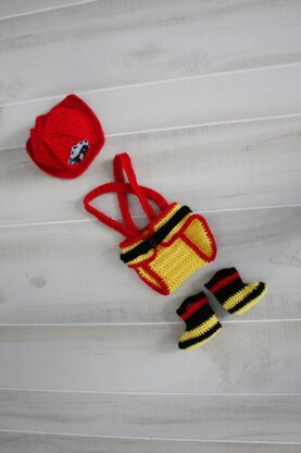 Newborn Firefighter Outfit