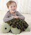 Turtle Pillow Pal in Red Heart Super Saver Economy Solids - LW2668