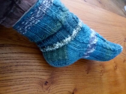 Wheatsheaf Aran Socks