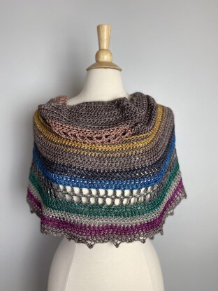 Eastbound Crochet Shawl