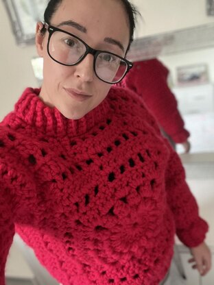 Chunky winter sunburst Pull over