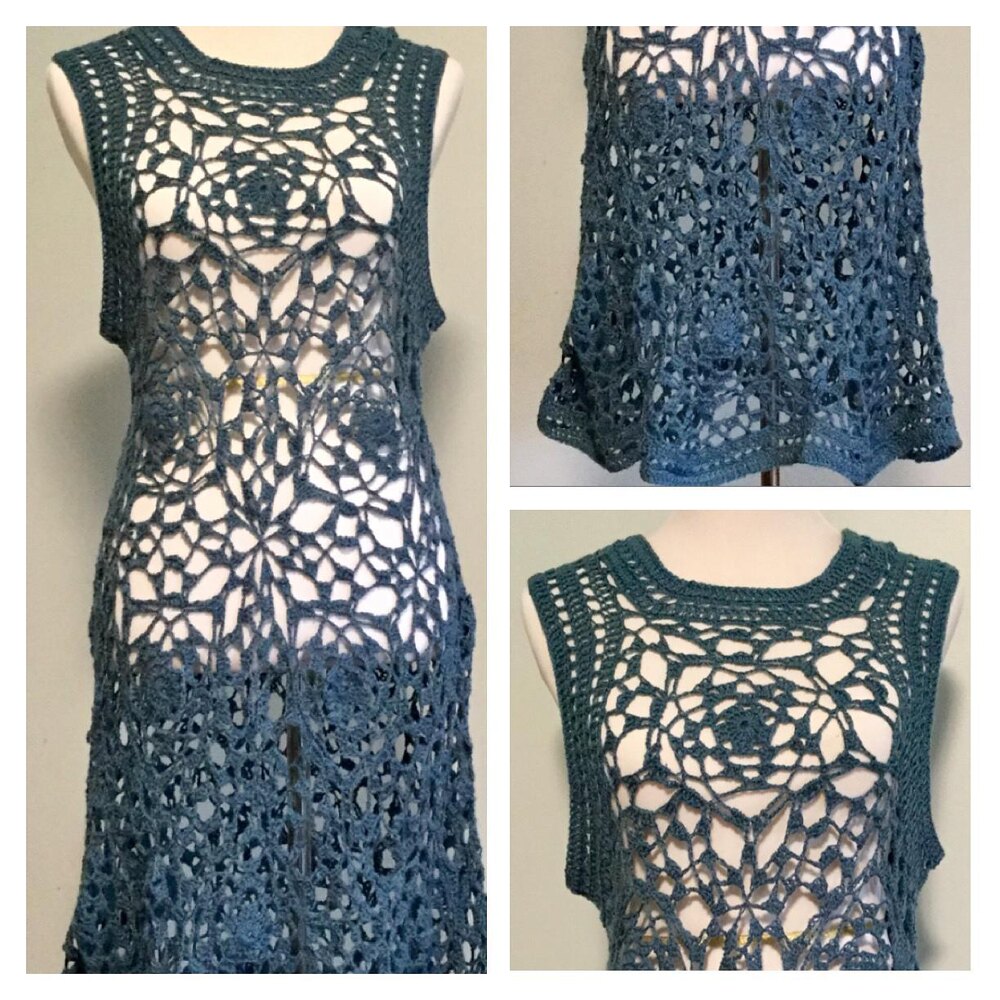 crochet tank top dress pattern Crochet Dress PATTERN - Tank T-shirt Dress (sizes up to 6 Years) (english Only)