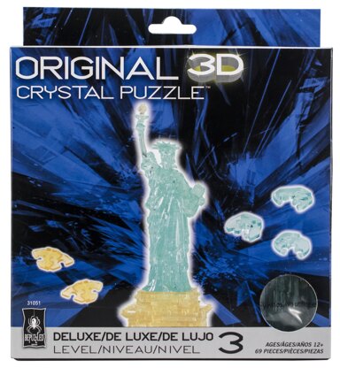 University Games 3-D Deluxe Crystal Puzzle - Statue Of Liberty