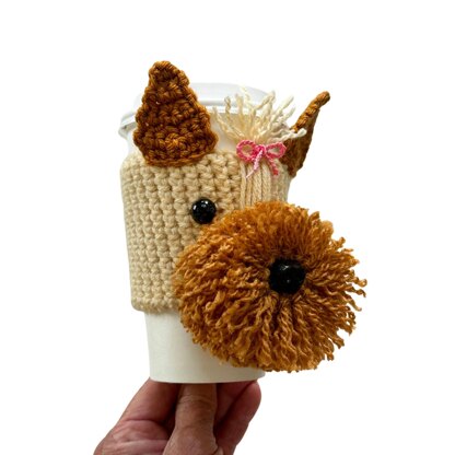 Yorkie with Bow Mug Cozy