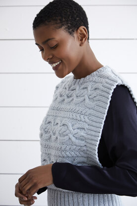 Fairisle Tank Top - Top Knitting Pattern For Women in Debbie