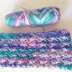 Mermaid Scallop Baby Blanket