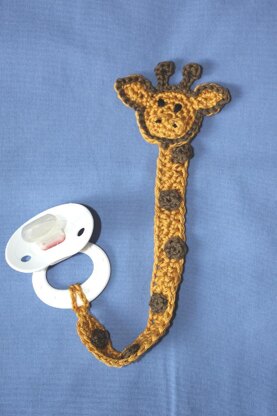 Zoo Animals Soother Pacifier Clip Patterns