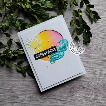 Hero Arts Fancy Dies - Sun And Waves Window