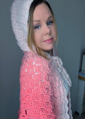 Crochet Victorian Hooded Shawl Pattern