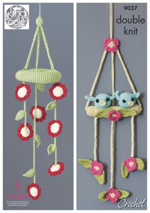 Baby Mobiles in King Cole Bamboo Cotton DK - 9037pdf - Downloadable PDF