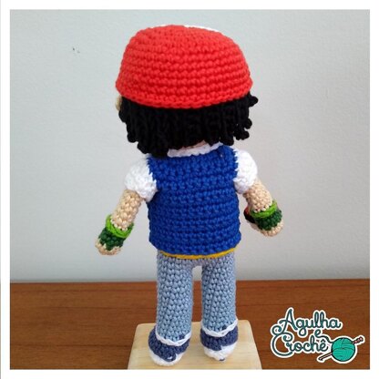 Ash Ketchum from Pokemon Crochet Pattern