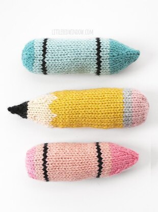 Knit Pencil and Crayon