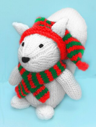 Christmas Arctic Fox