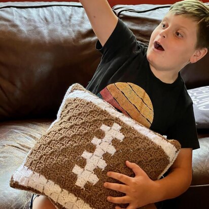 I Love Football Pillow